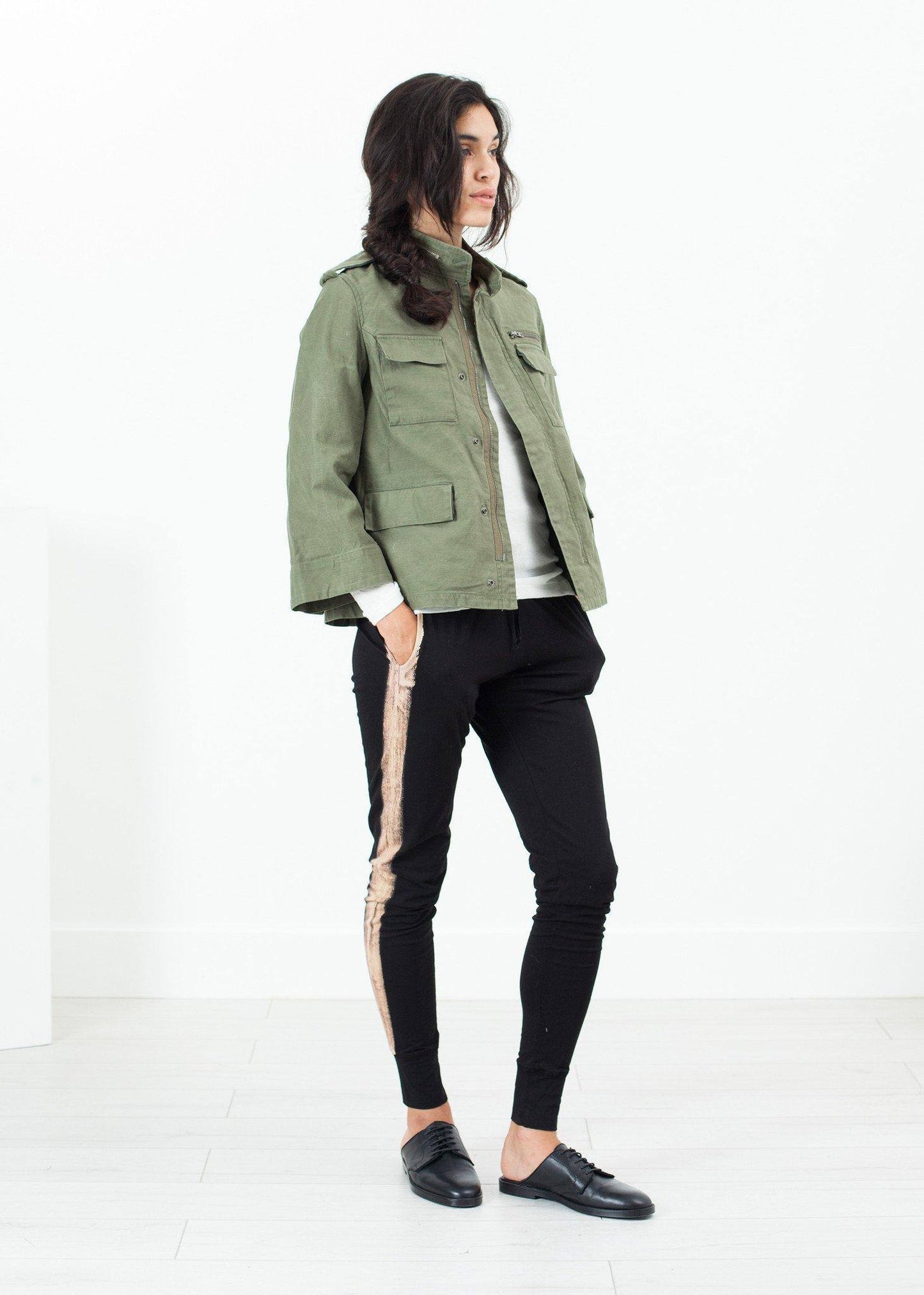 Backless Oxford in Black - Thang5501