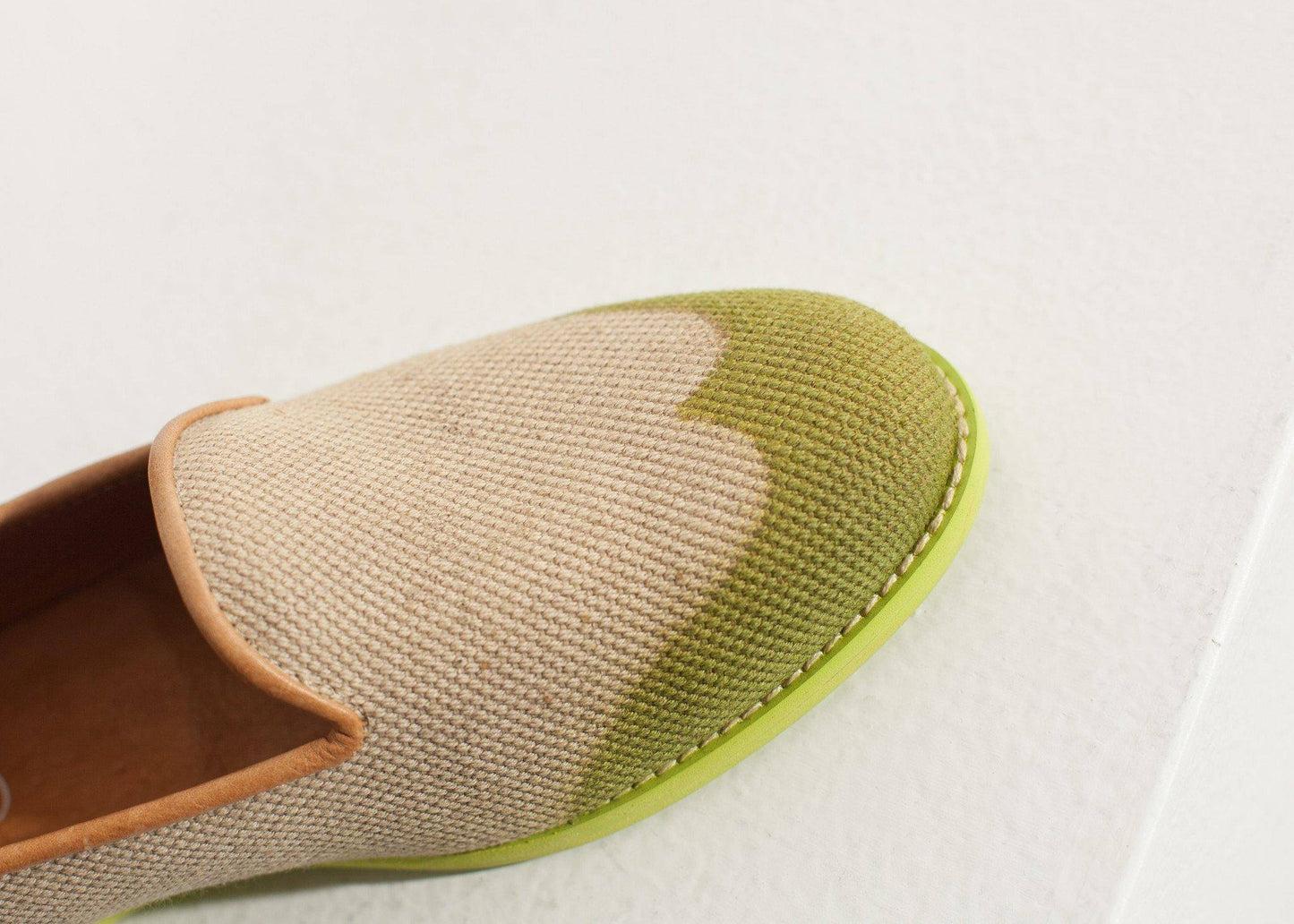 Wingtip Loafer in Lime - Thang5501