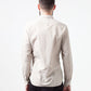 Patterned Button Up in Beige - Thang5501