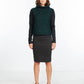 Boucle Turtle Neck in Green/Black - Thang5501