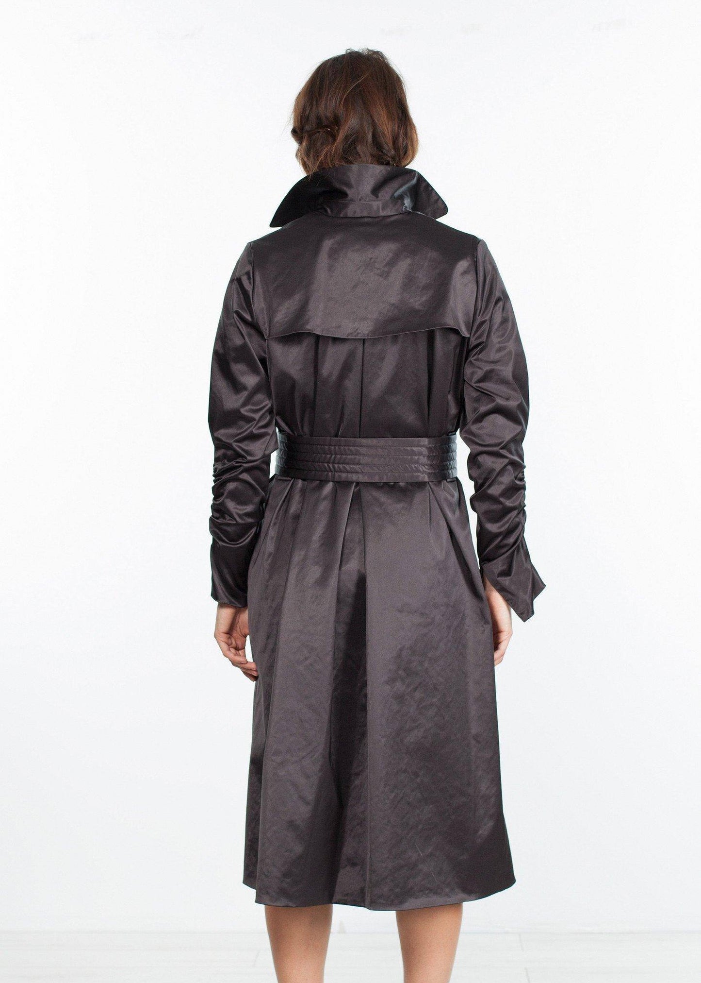 Trench Coat in Black - Thang5501