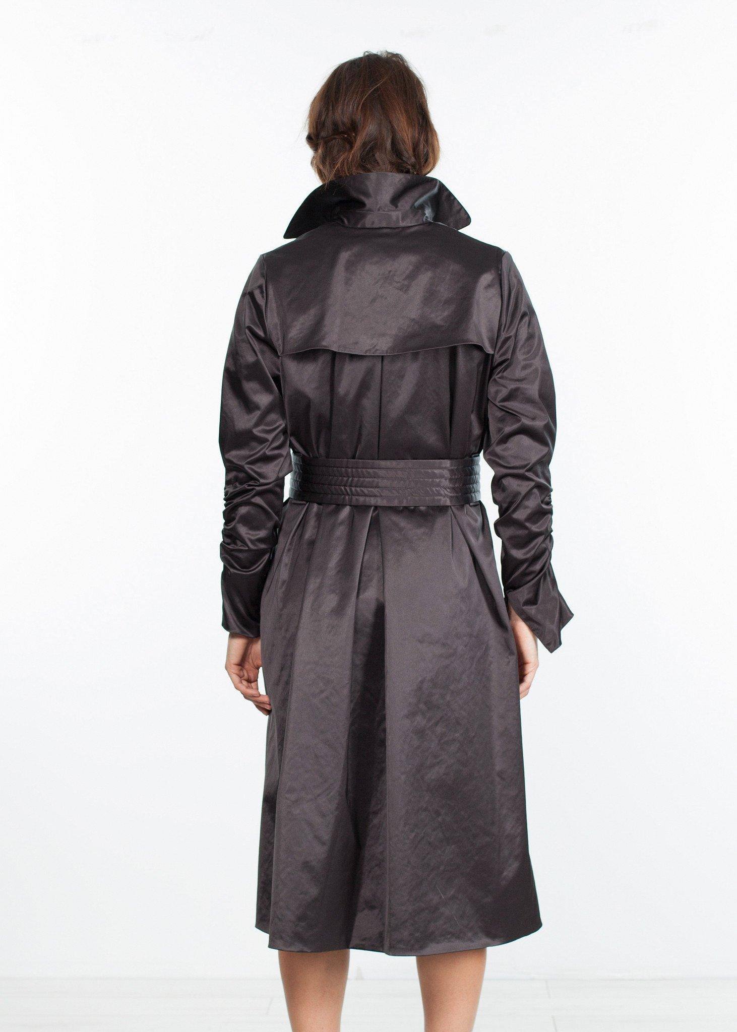 Trench Coat in Black - Thang5501