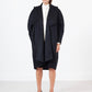 Shahmeena Cocoon Coat in Black - Thang5501