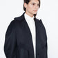 Shahmeena Cocoon Coat in Black - Thang5501