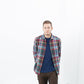 Riccardo Button-Up in Plaid Multi - Thang5501
