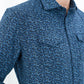 Western Arkansas Button-Up in Blue Floral - Thang5501