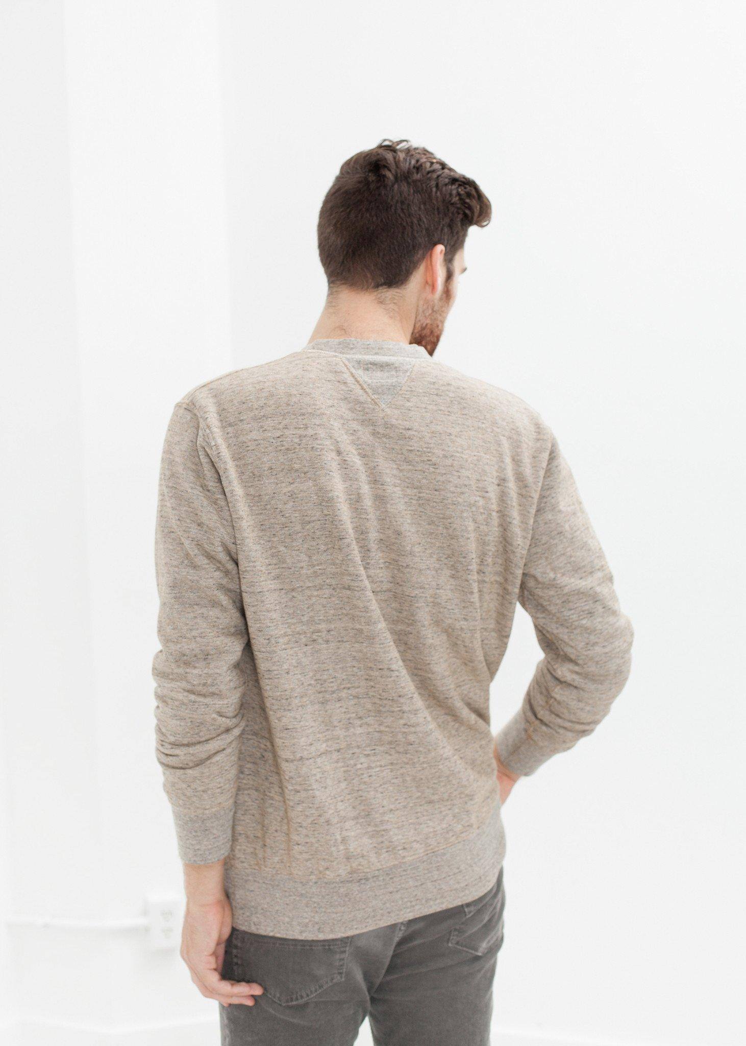 Jeth Sweatshirt in Grey/Rust - Thang5501