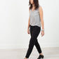 Stretch Fitted Pant in Black - Thang5501