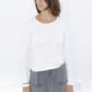 Stretch Tee in Milk - Thang5501