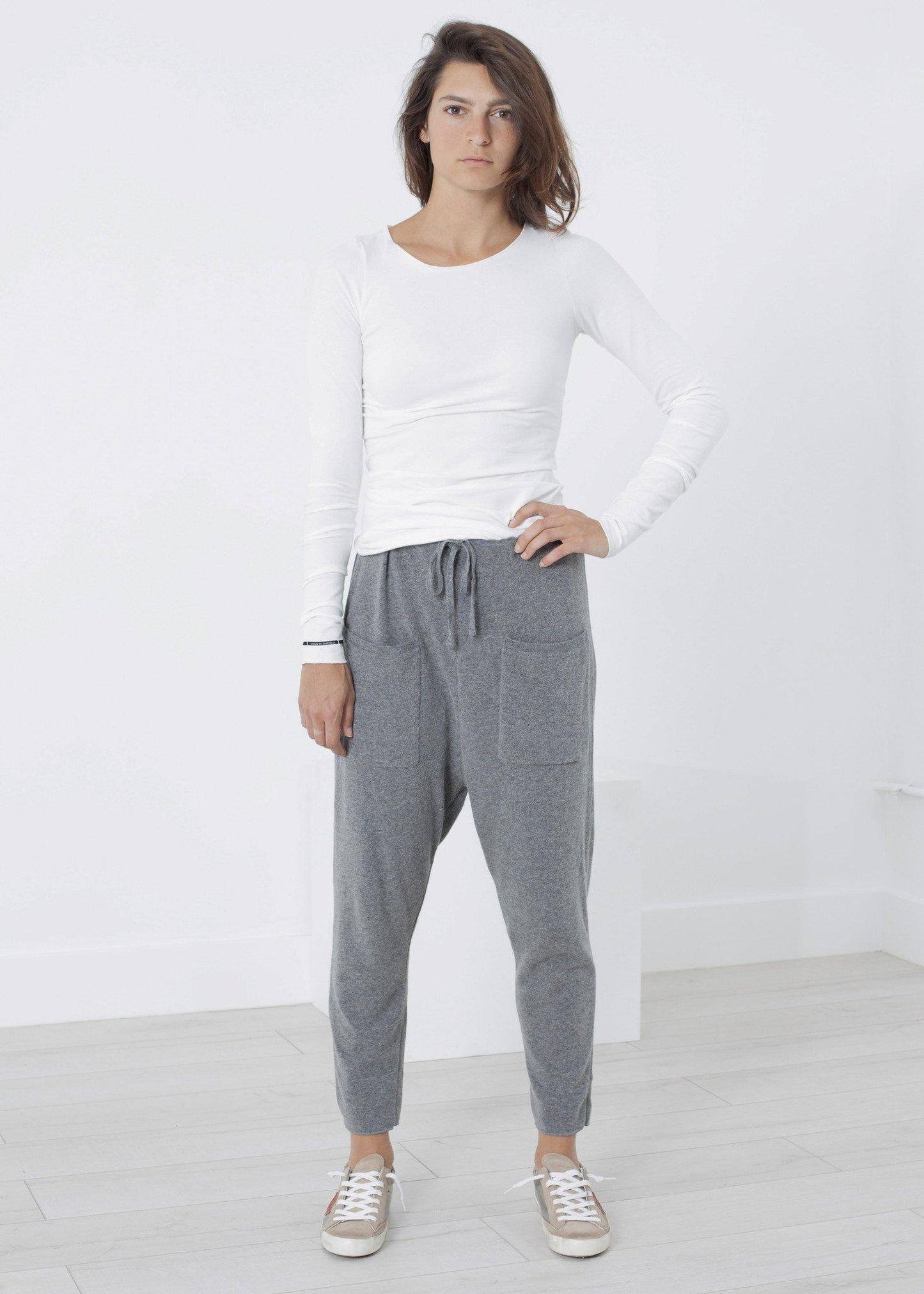 Stretch Tee in Milk - Thang5501