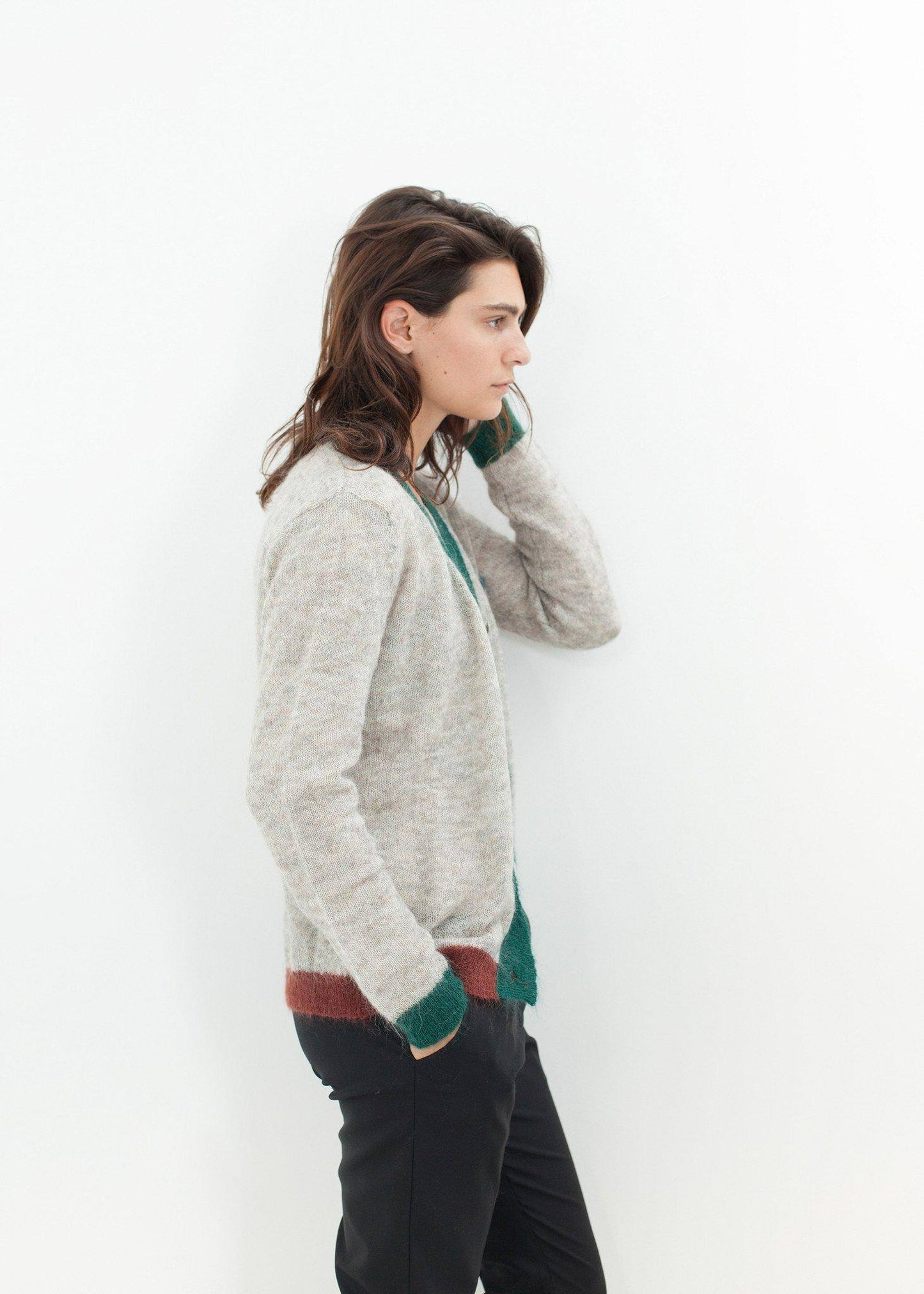 Deskle Cardigan in Heather - Thang5501