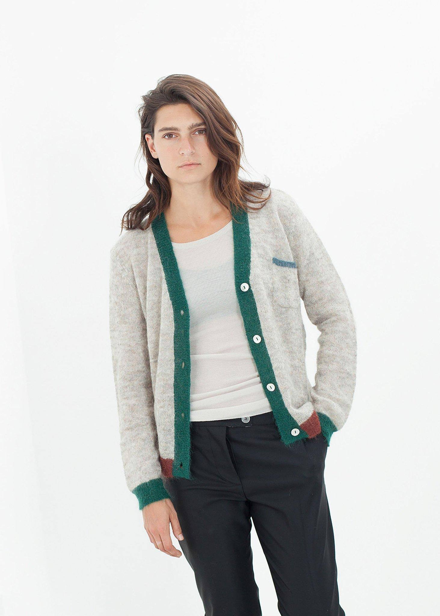 Deskle Cardigan in Heather - Thang5501