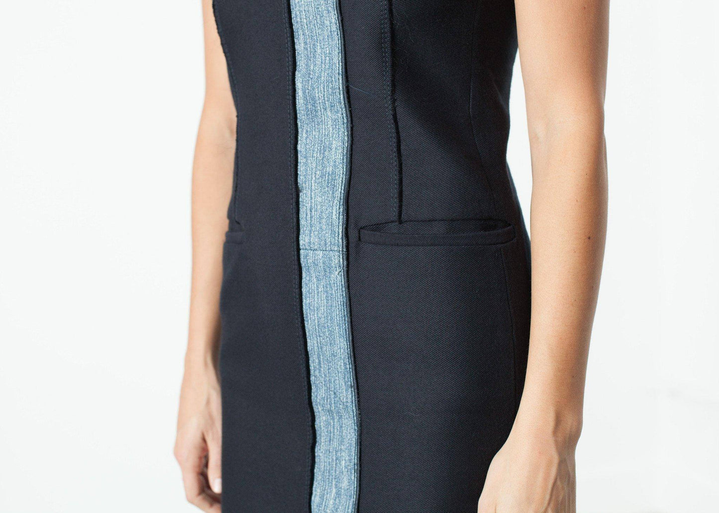 Denim Dress in Denim - Thang5501