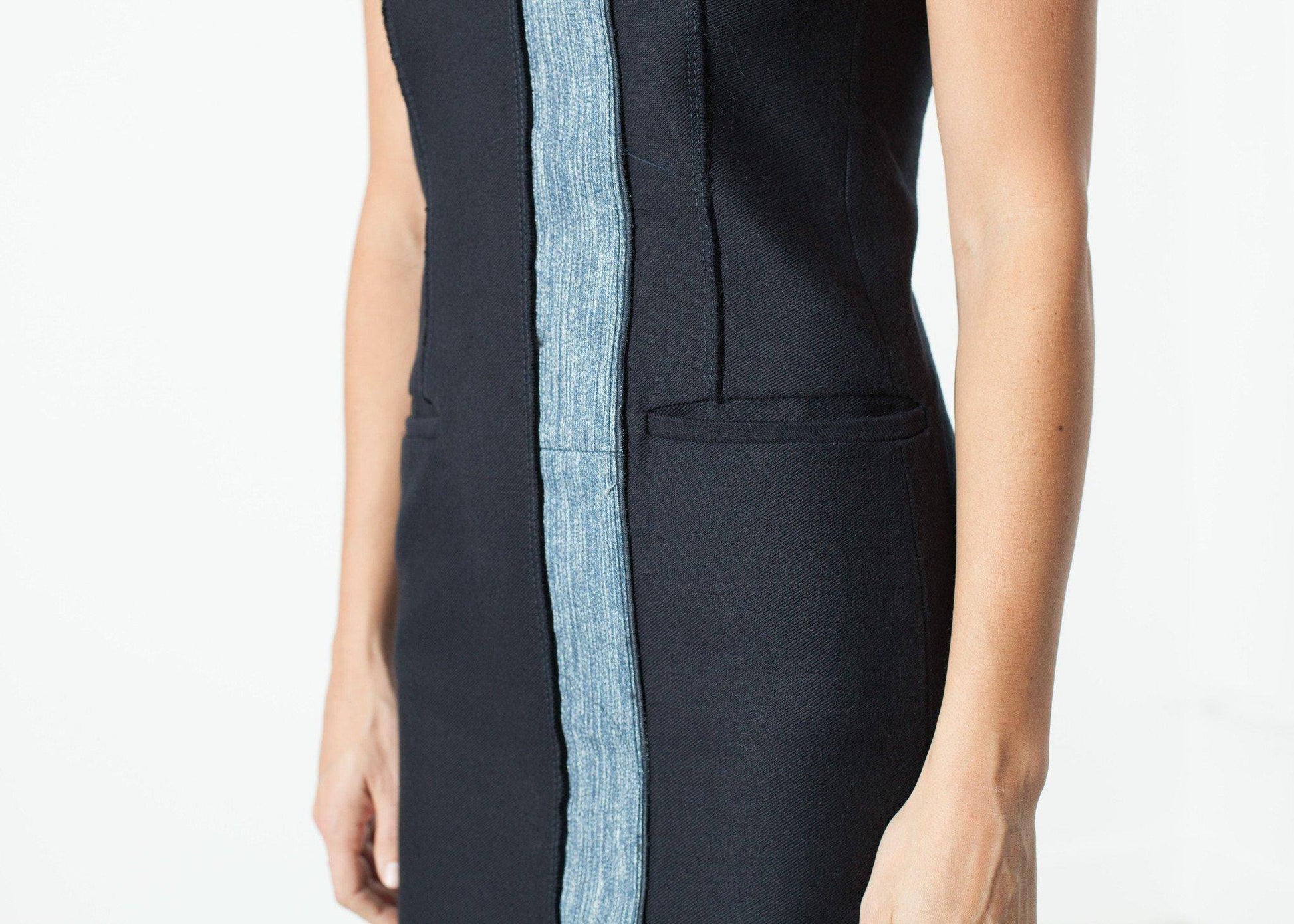 Denim Dress in Denim - Thang5501