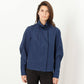 Full Collar Poplin Blouse in Navy - Thang5501
