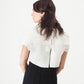 Layered Contrast Dress in Cream/Black - Thang5501