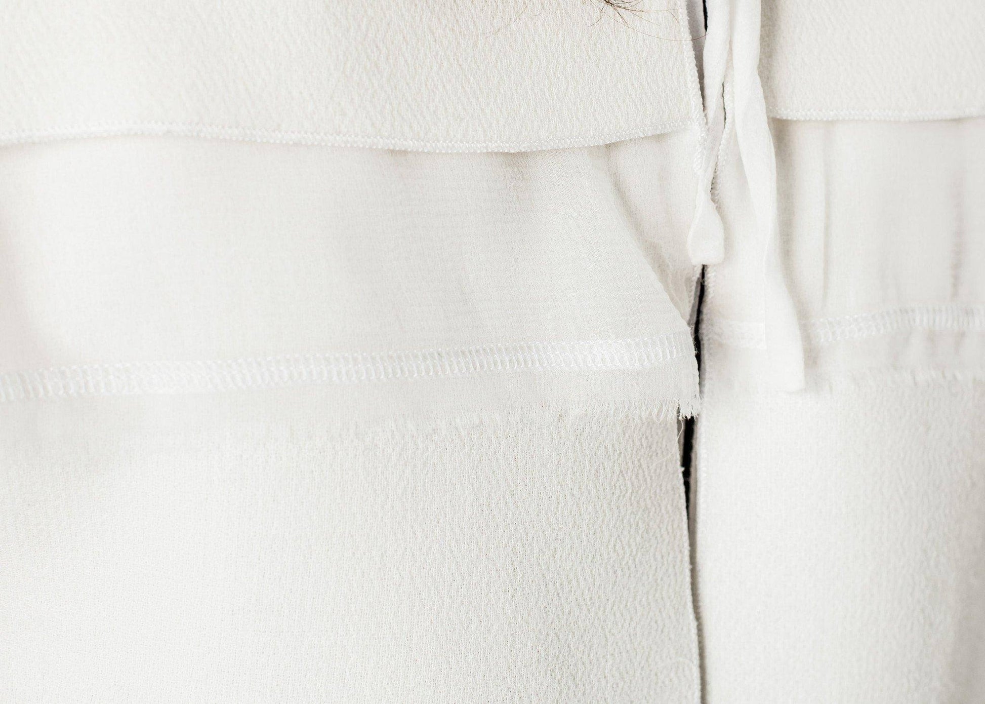 Layered Contrast Dress in Cream/Black - Thang5501