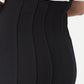 Layered Contrast Dress in Cream/Black - Thang5501