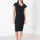 Asymmetric Dress in Black - Thang5501