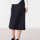 Tulle Pleat Skirt in Navy - Thang5501