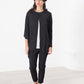 Unbalanced Cardigan in Black - Thang5501