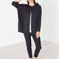 Unbalanced Cardigan in Black - Thang5501