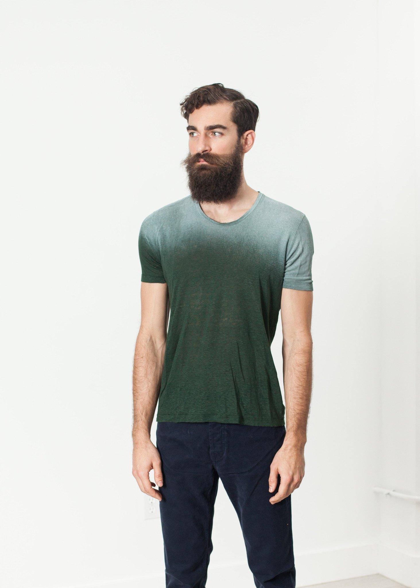 Overprint T-Shirt in Green - Thang5501