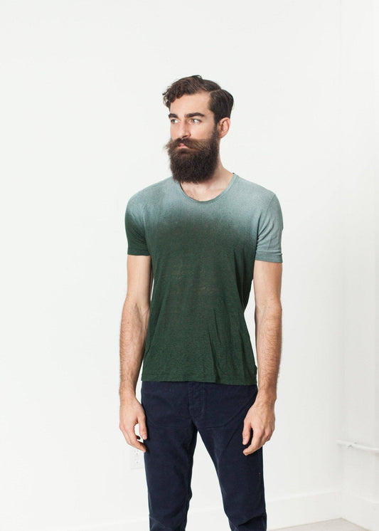 Overprint T-Shirt in Green - Thang5501