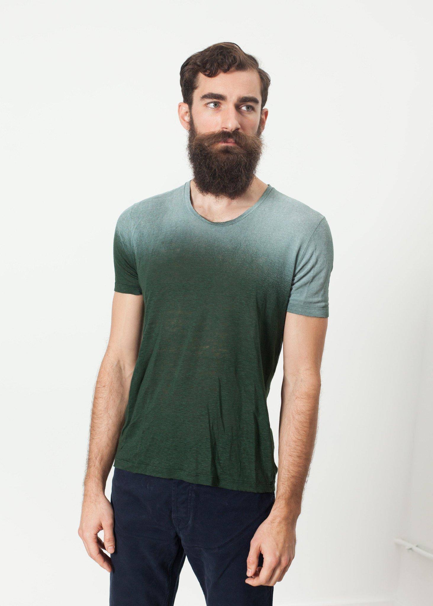 Overprint T-Shirt in Green - Thang5501