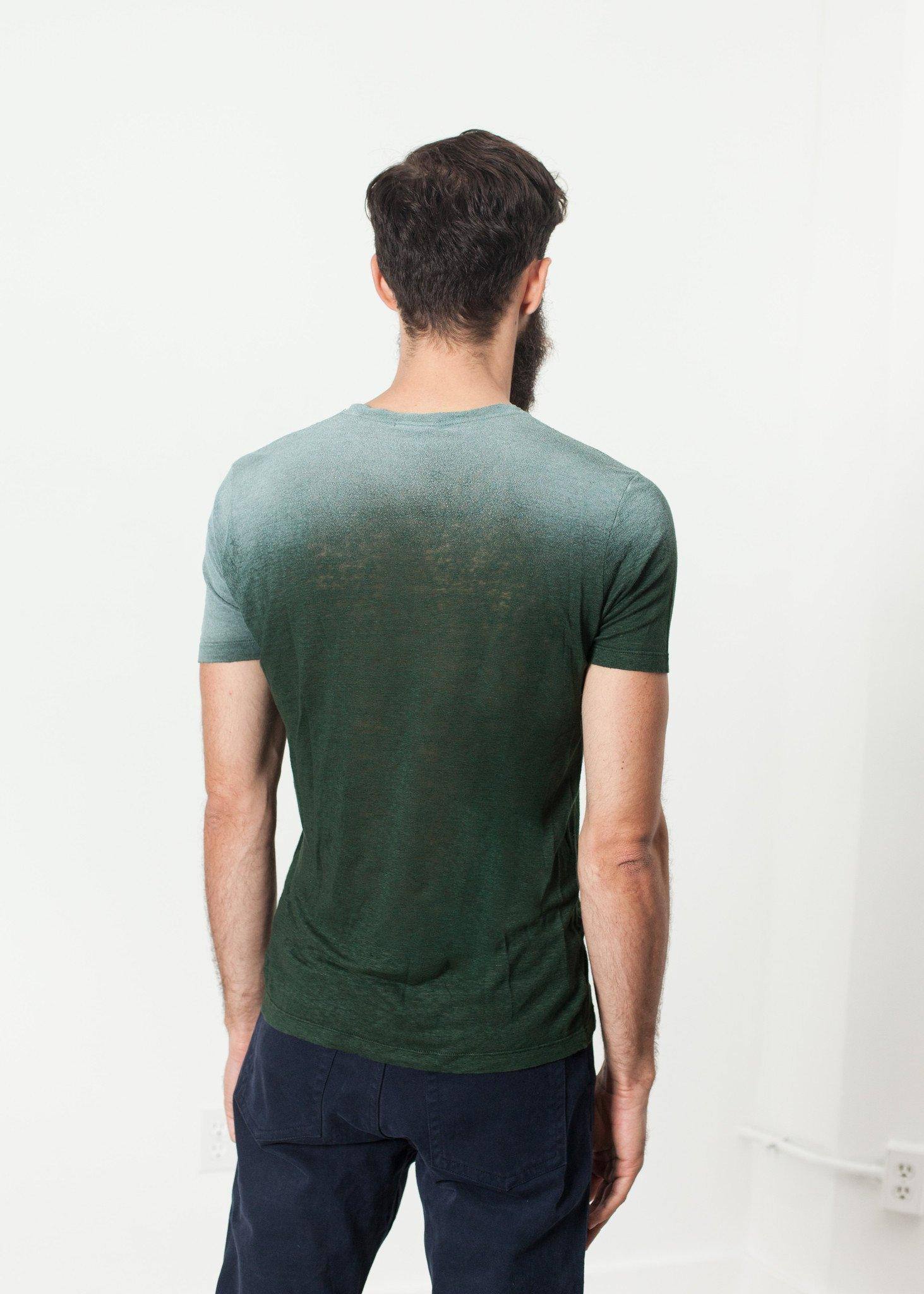 Overprint T-Shirt in Green - Thang5501