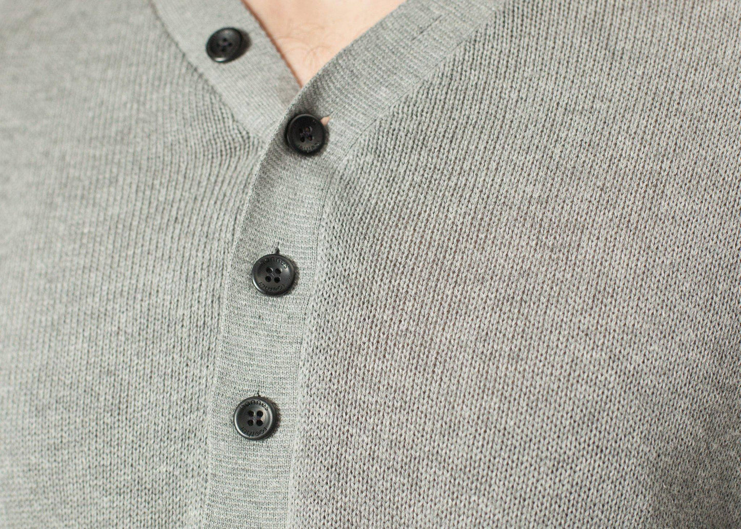 Garbo Henley in Grey - Thang5501