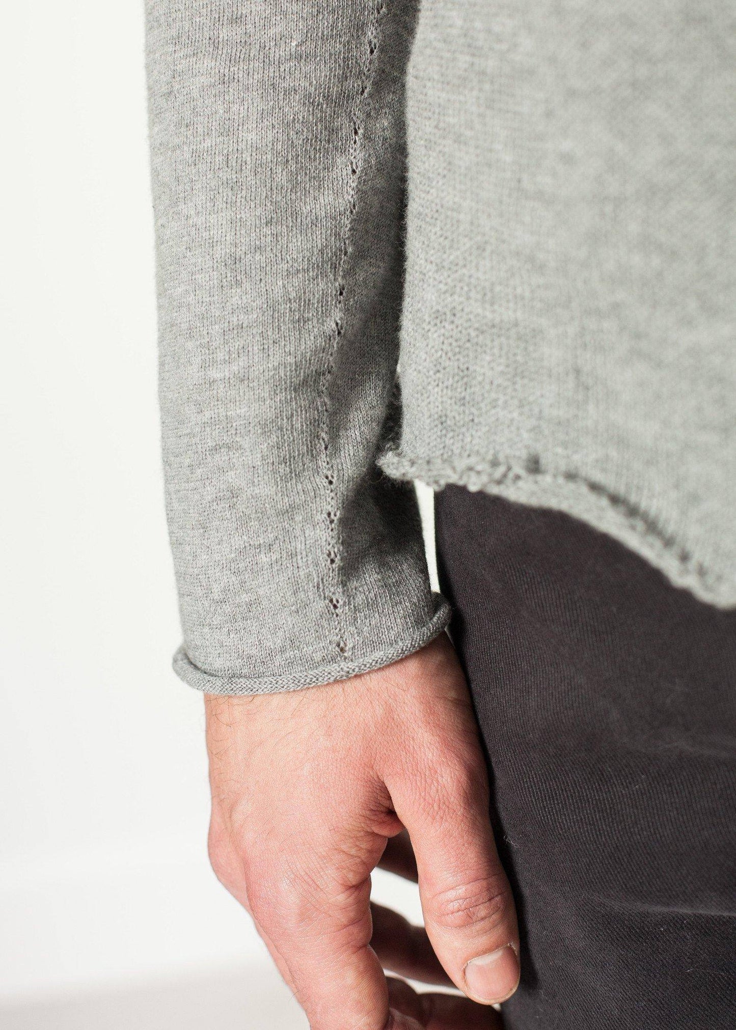 Garbo Henley in Grey - Thang5501