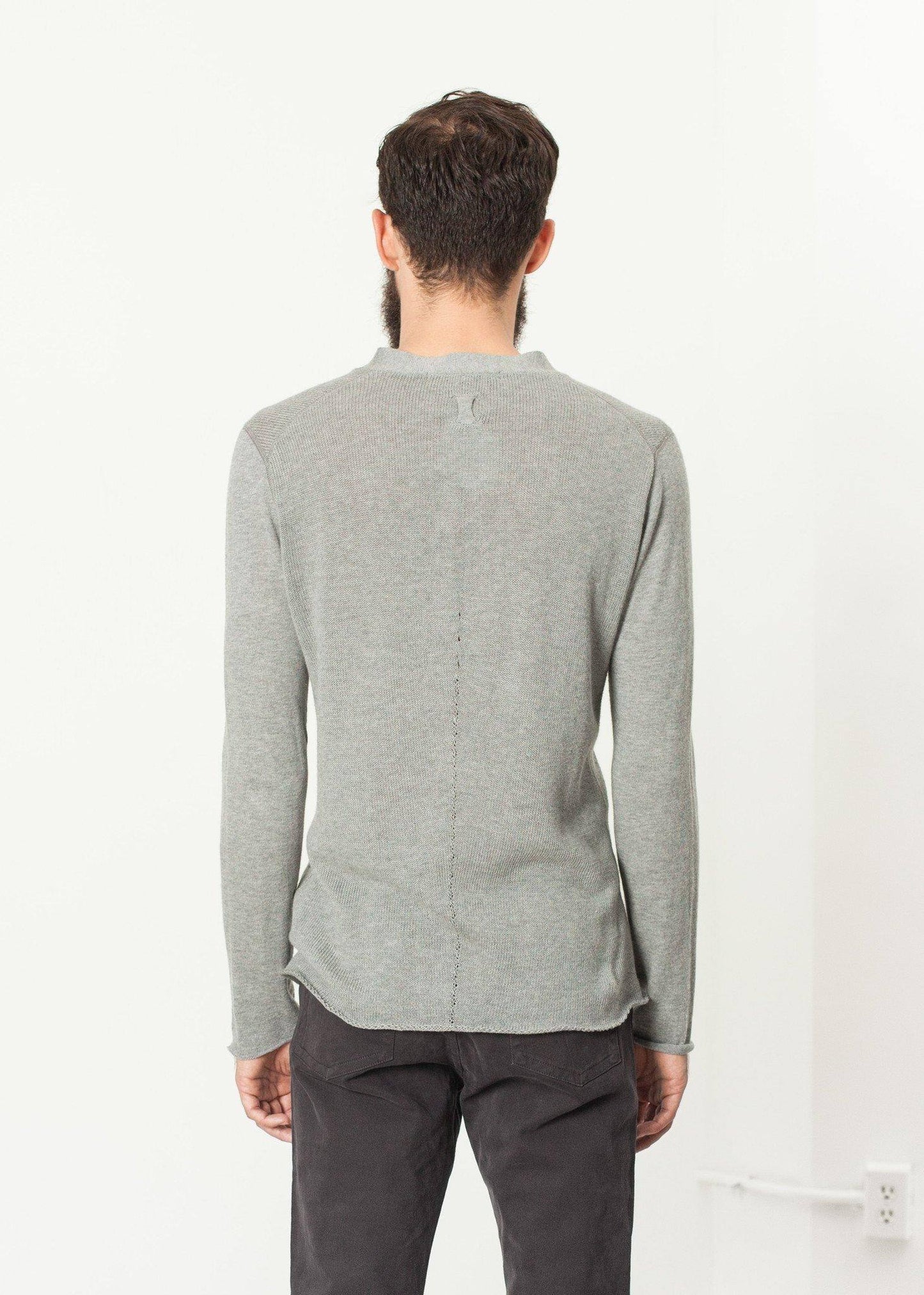 Garbo Henley in Grey - Thang5501