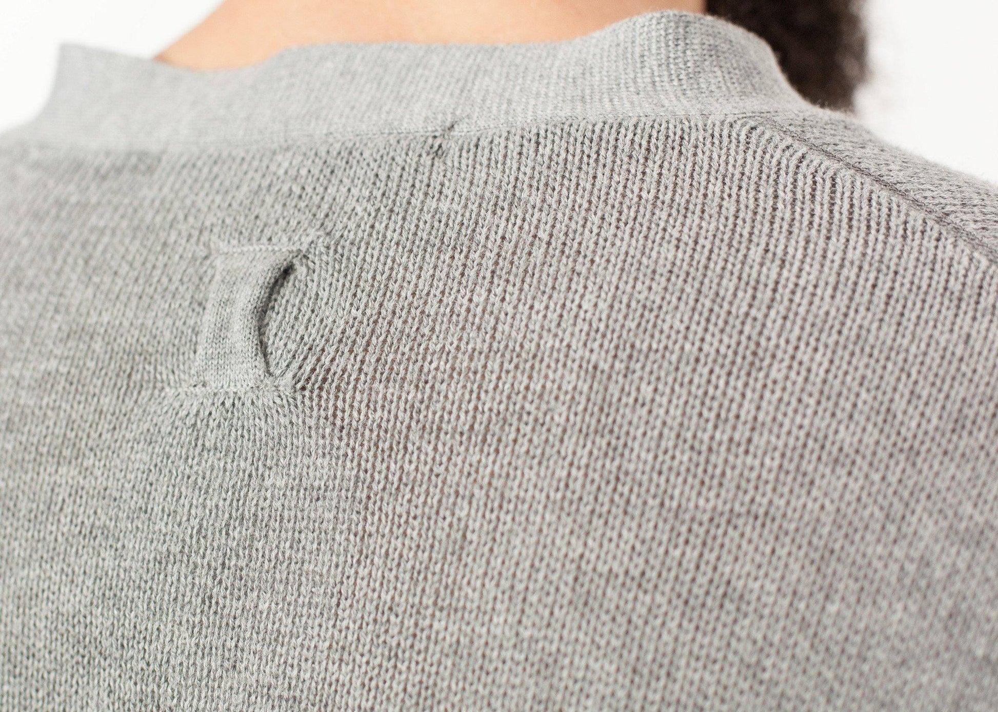 Garbo Henley in Grey - Thang5501