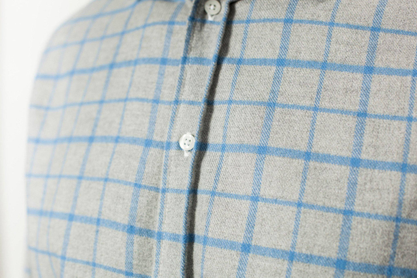 Paul Shirt in Grey Flannel - Thang5501