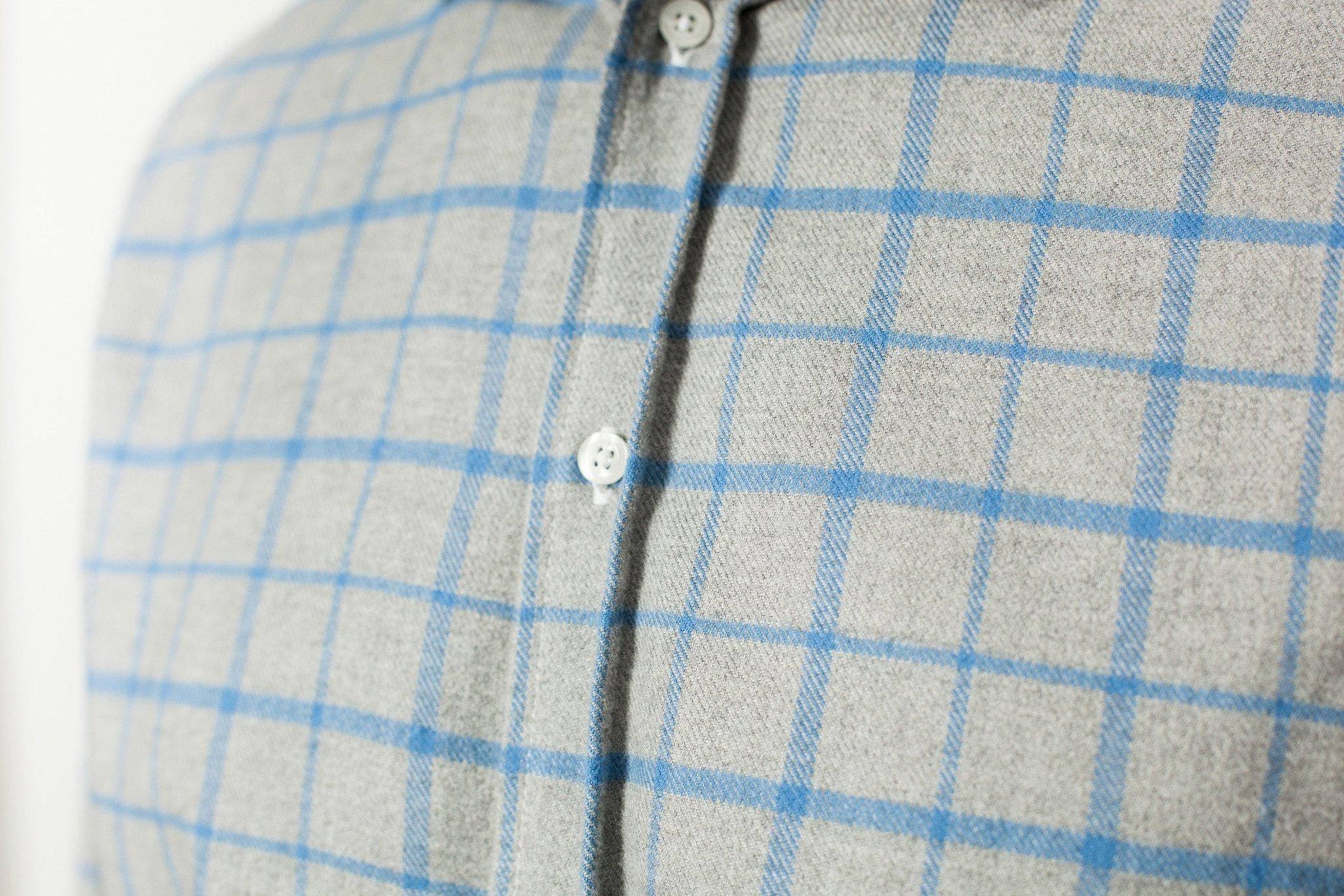 Paul Shirt in Grey Flannel - Thang5501