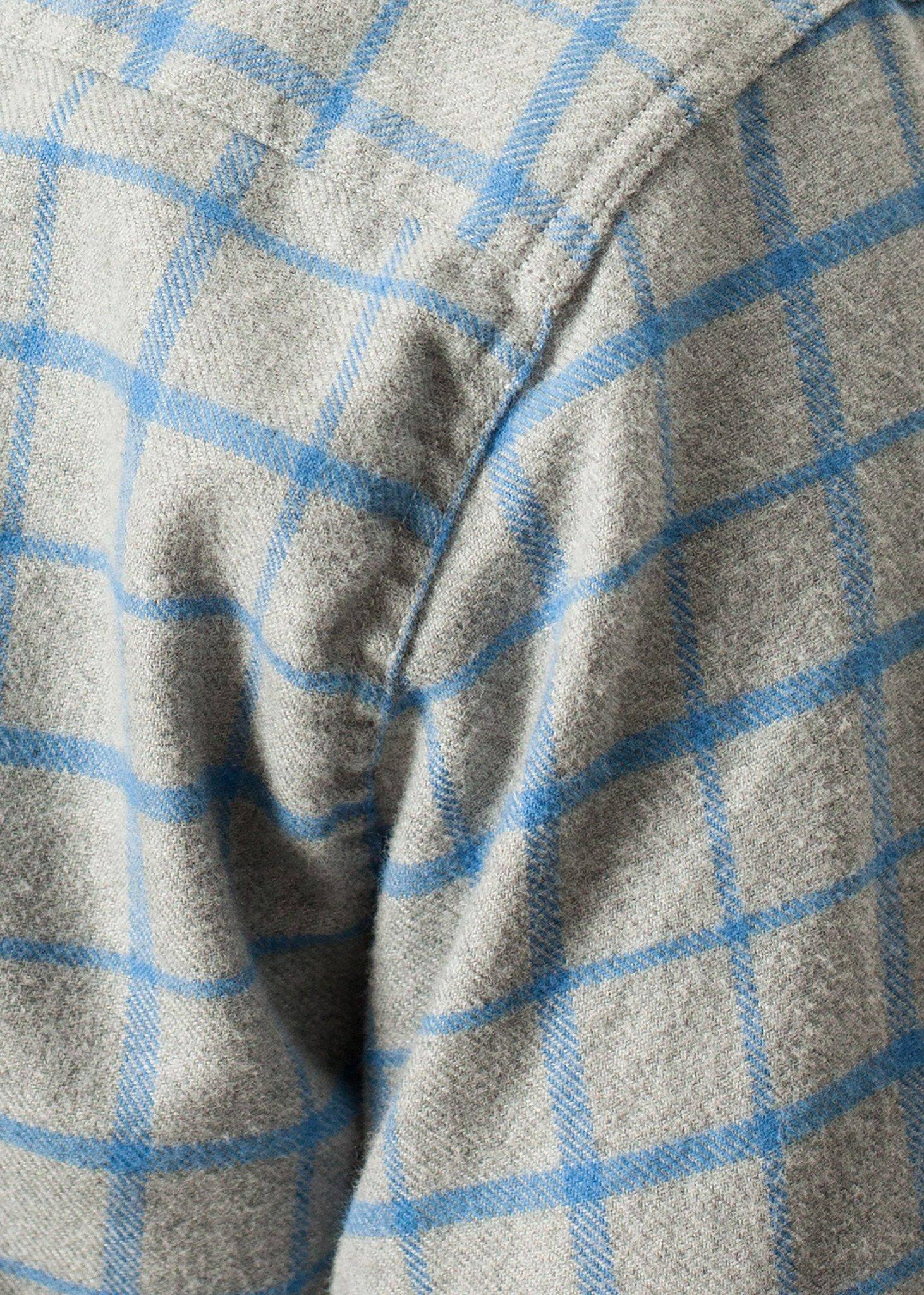 Paul Shirt in Grey Flannel - Thang5501