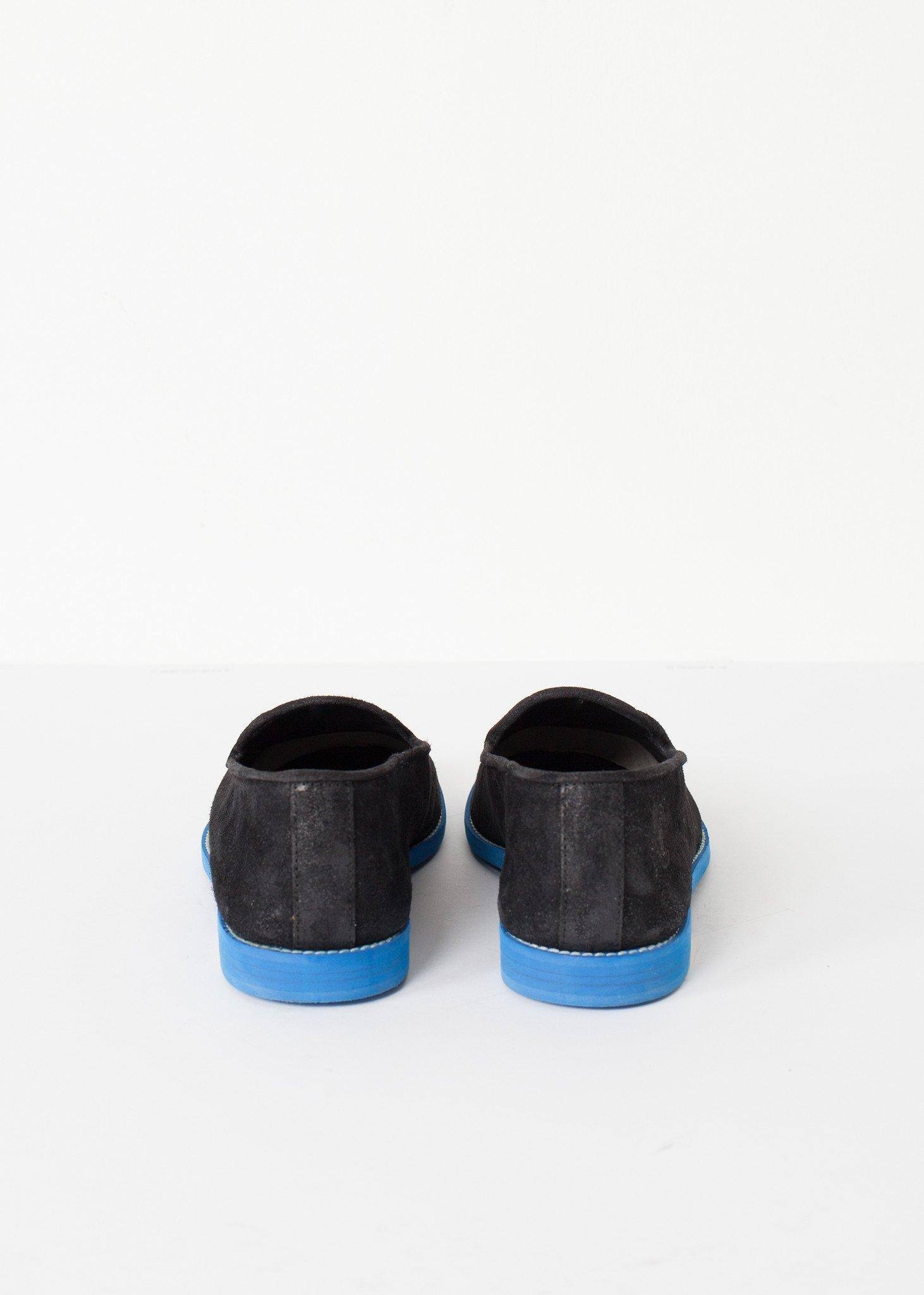 Suede Loafers - Black/Blue - Thang5501