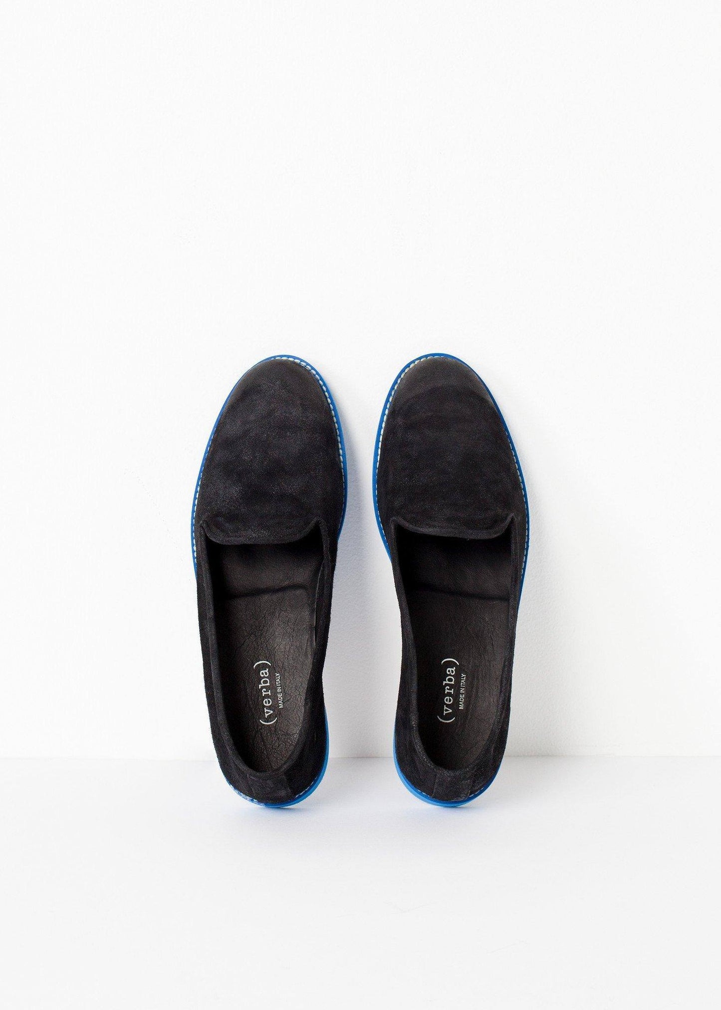 Suede Loafers - Black/Blue - Thang5501