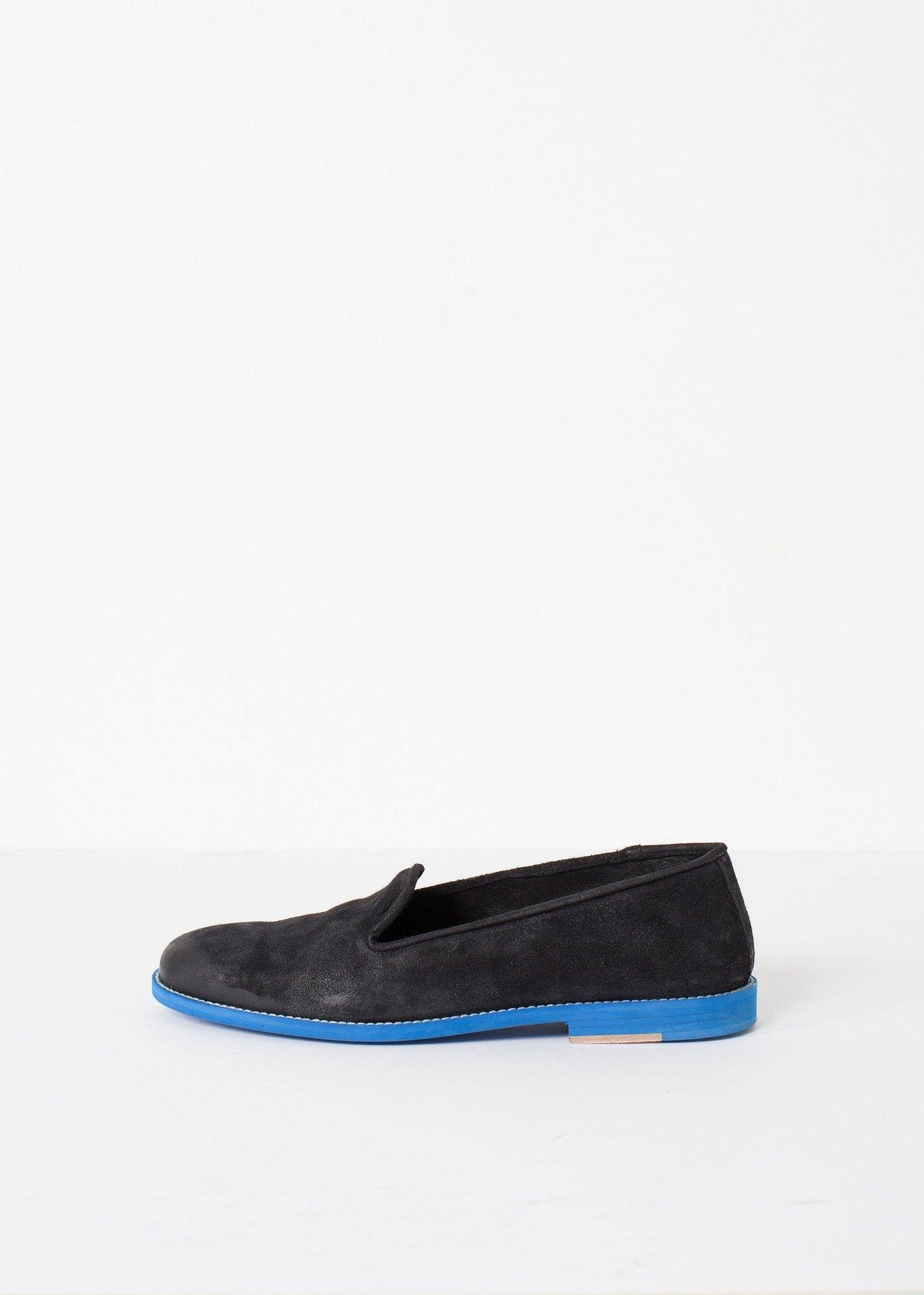 Suede Loafers - Black/Blue - Thang5501