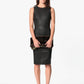 Iranta Leather Dress in Black - Thang5501