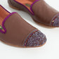 Bizi Cap Toe Loafer in Rose/Aubergine - Thang5501