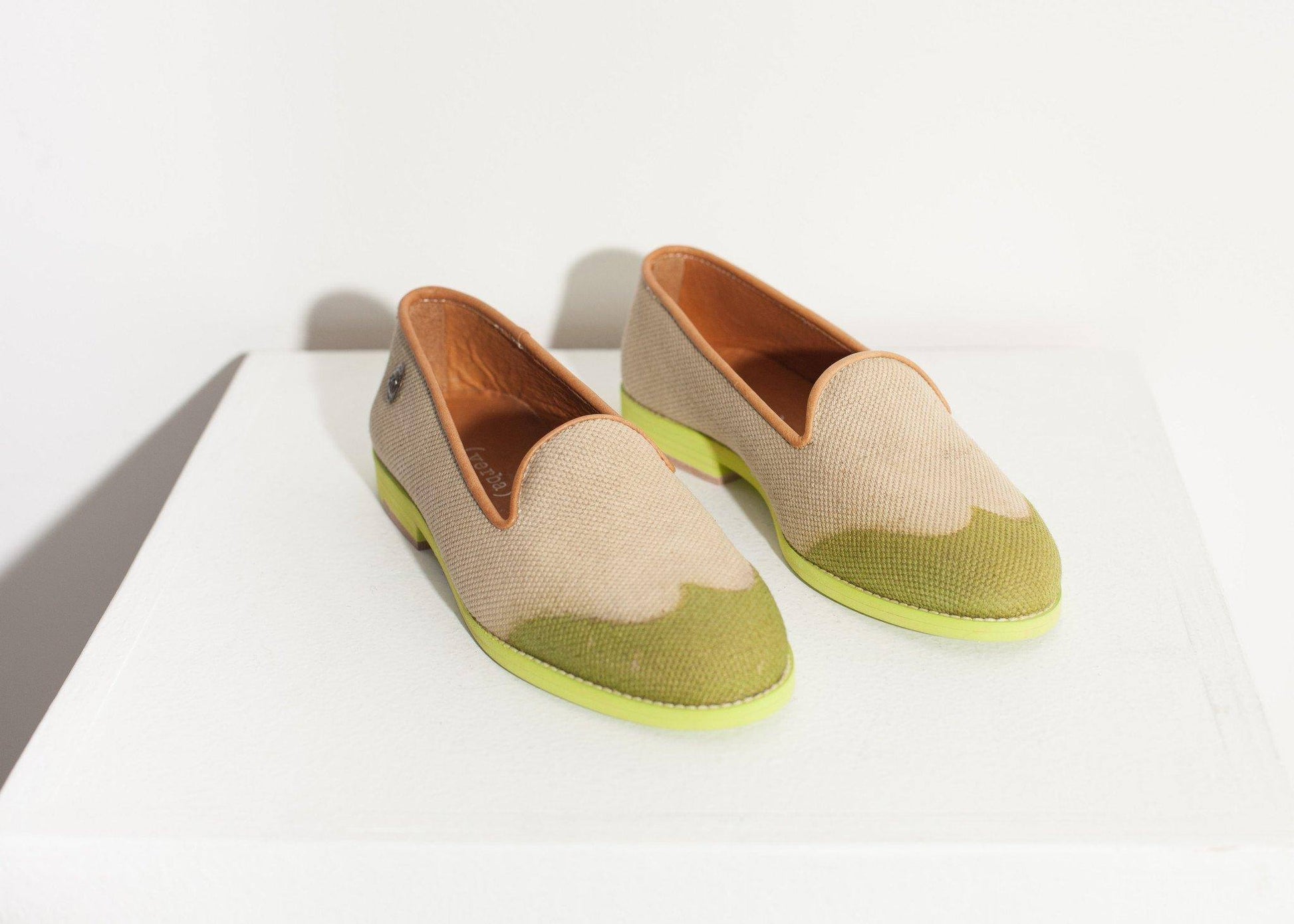Wingtip Loafer in Lime - Thang5501