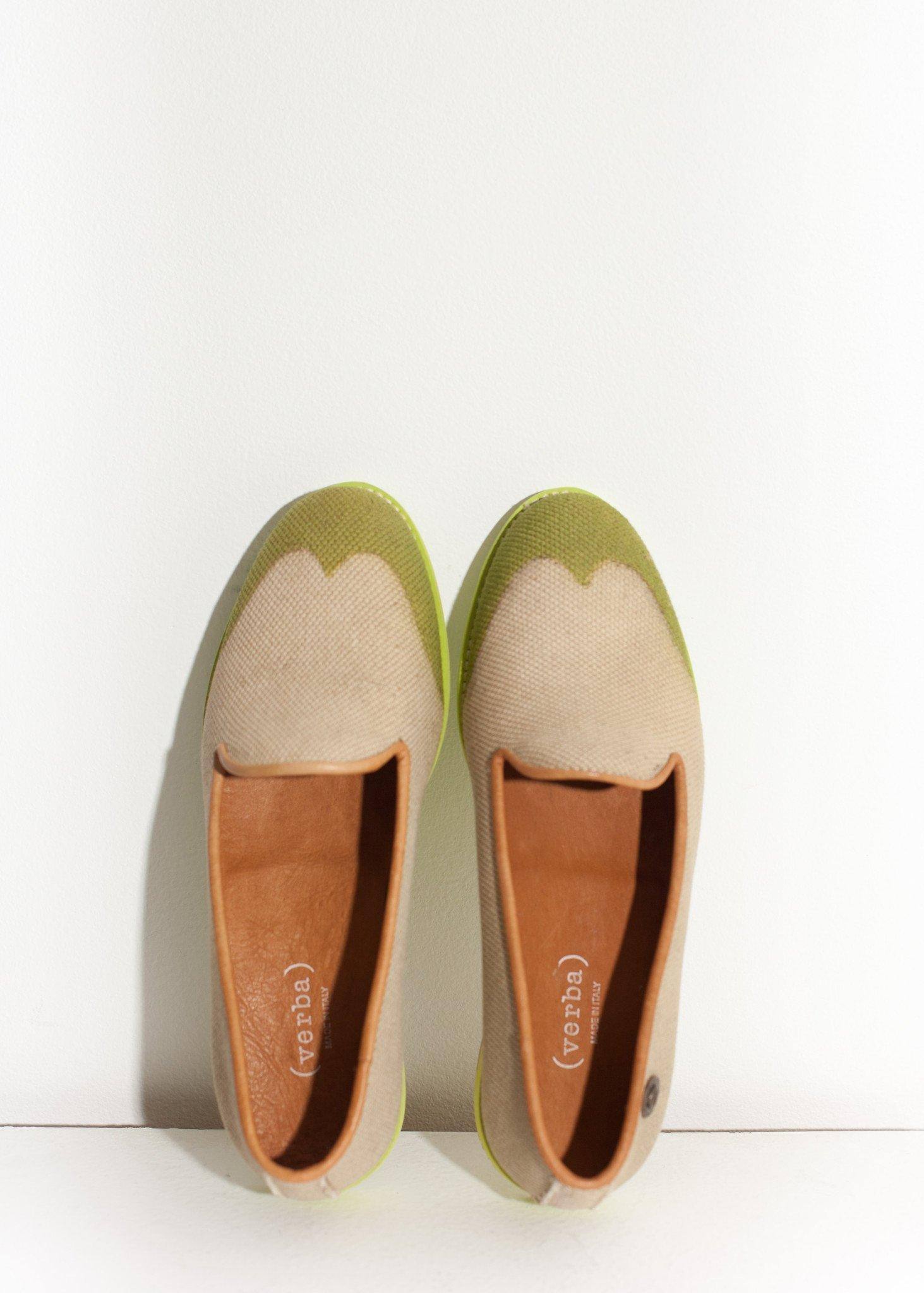 Wingtip Loafer in Lime - Thang5501