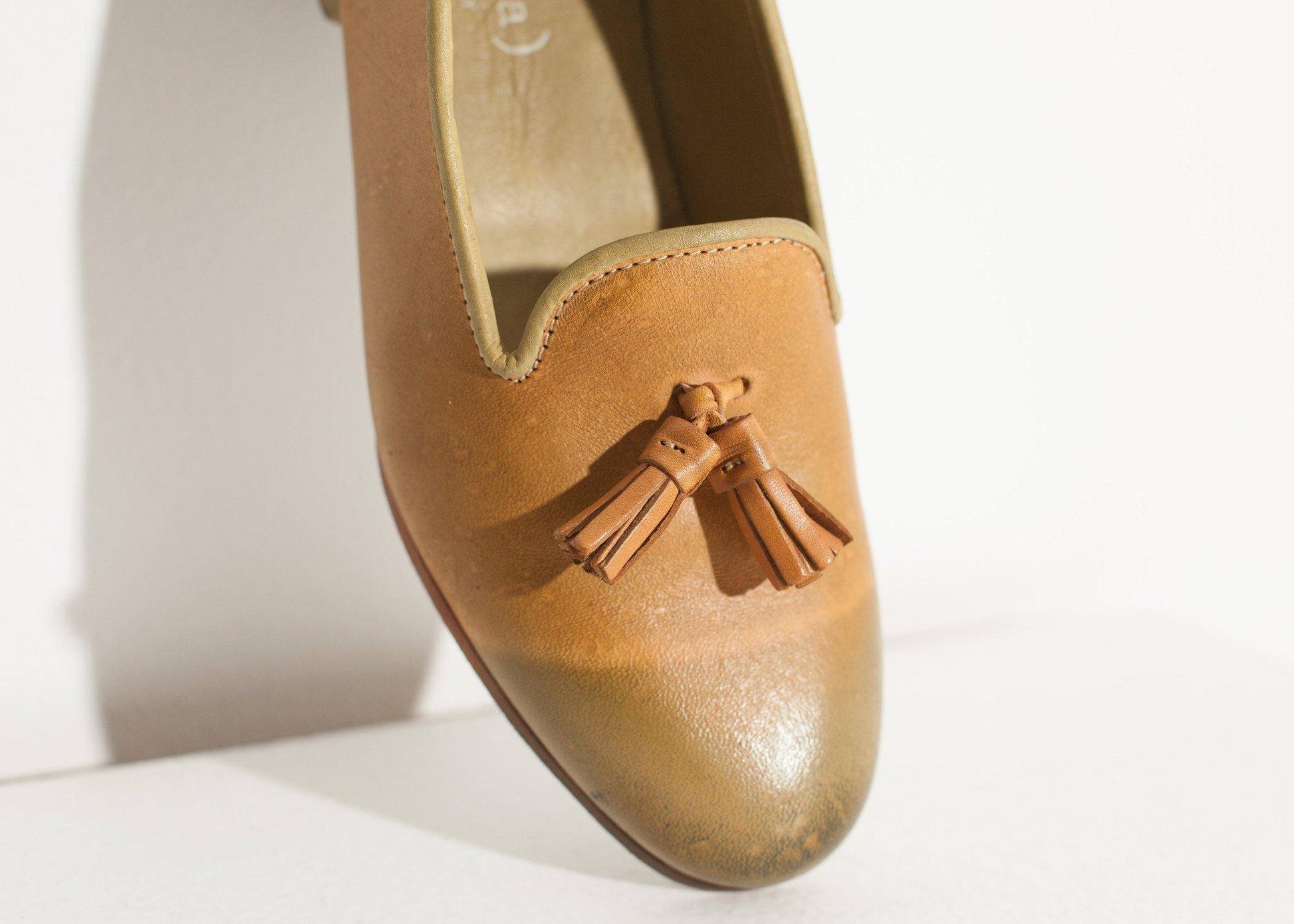Leather Loafer in Lime - Thang5501