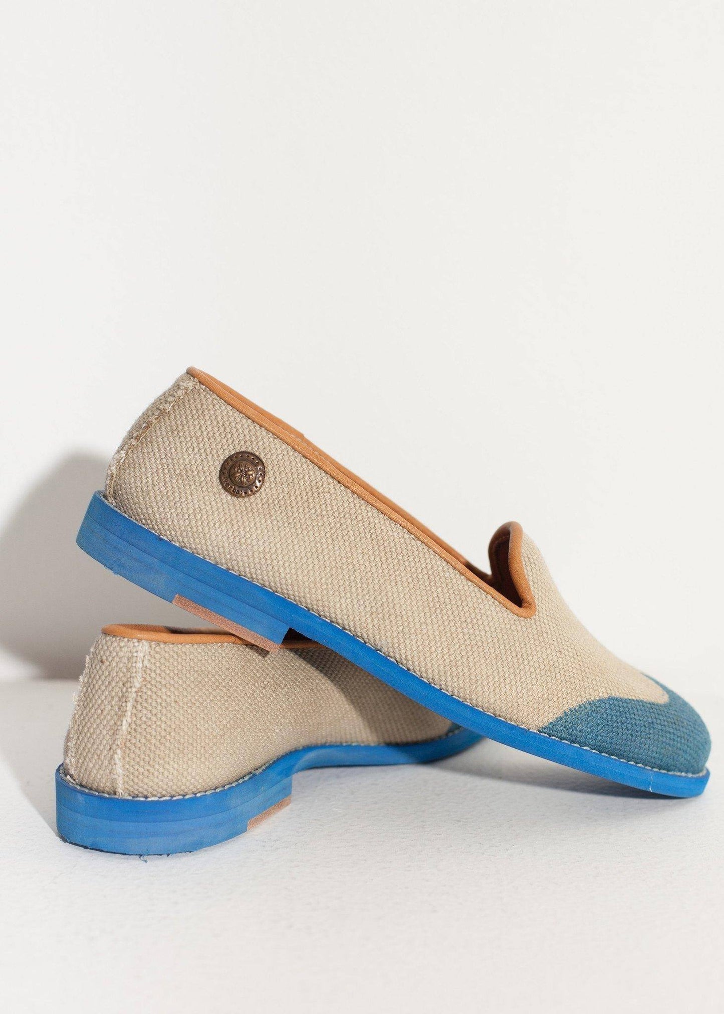 Wingtip Loafer in Blue - Thang5501