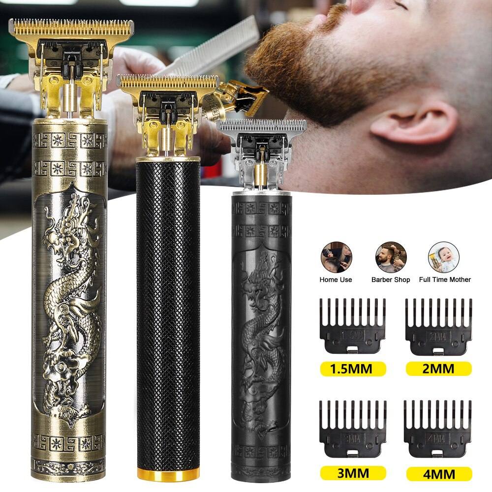 T9 USB Electric Hair Clipper For Men Hair Cutting Machine Rechargeable Man Shaver Trimmer Barber Technical Beard Trimmer - Thang5501
