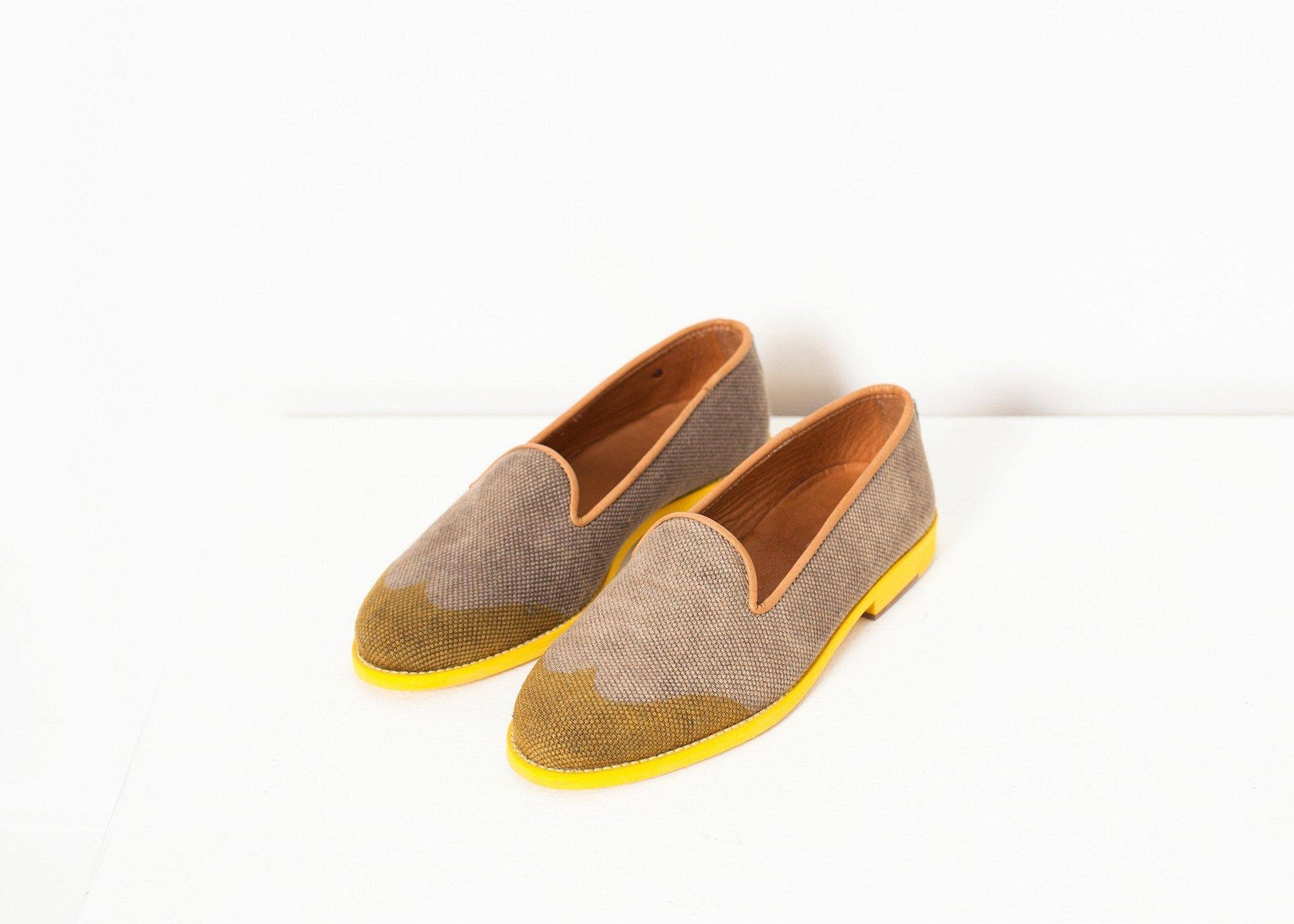 Wingtip Loafer in Yellow - Thang5501