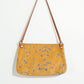Ink Splatter Shoulder Bag in Mustard/Blue - Thang5501