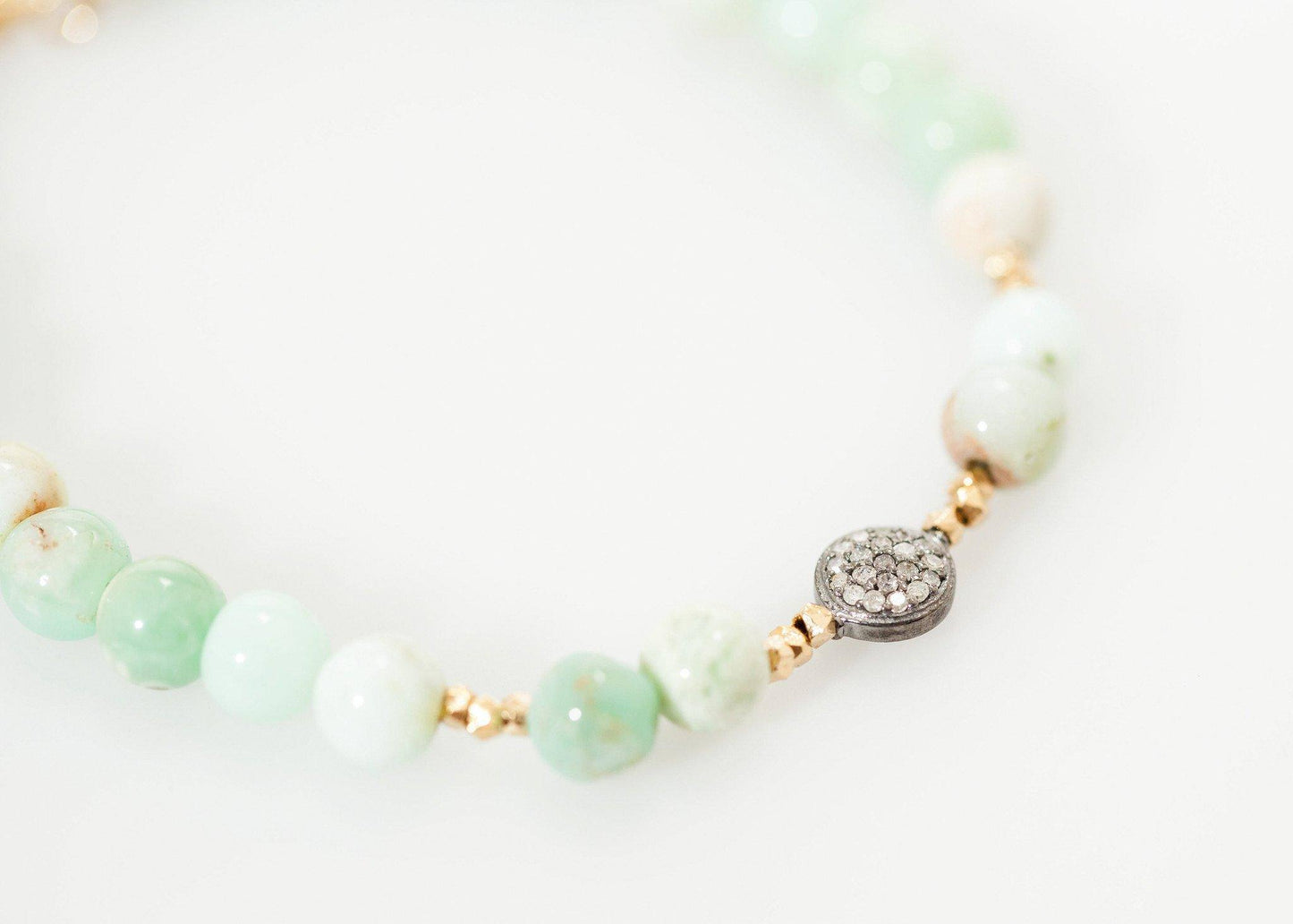 Leopold Bracelet in Green Chrysoprase - Thang5501